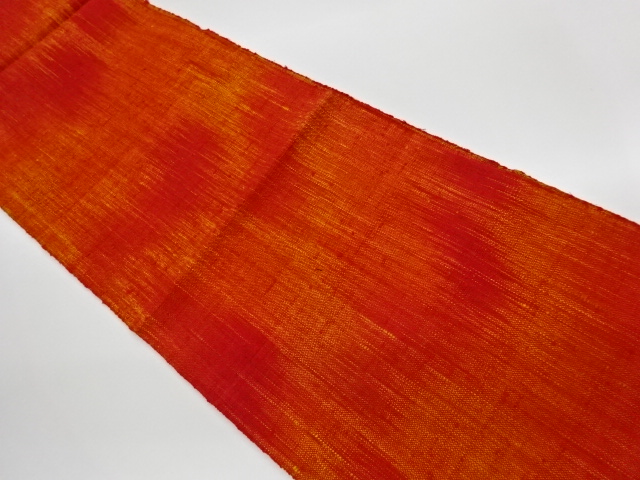 リサイクル　手織り真綿紬織柄名古屋帯